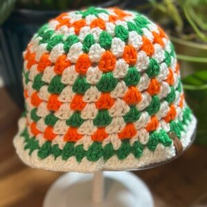 Vibrant Crochet Bucket Hat